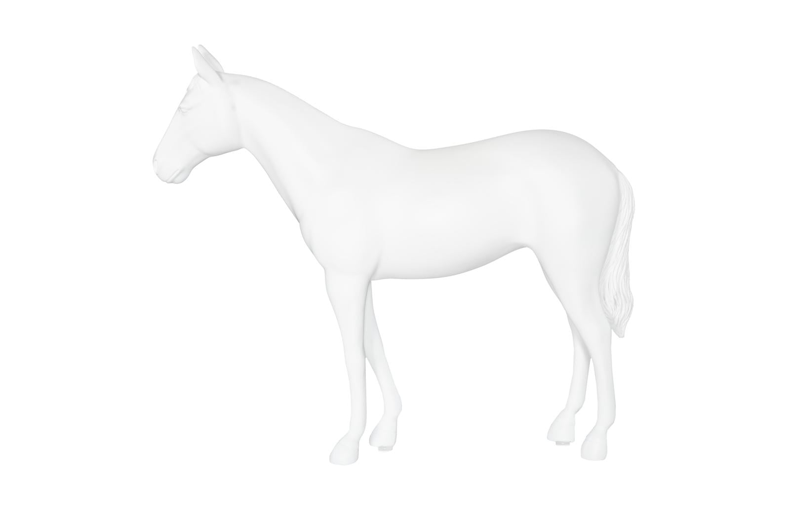 Phillips Collection Home Decor Phillips Collection Horse Sculpture, Standing, Glossy White