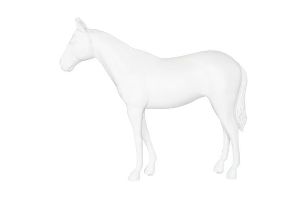 Phillips Collection Home Decor Phillips Collection Horse Sculpture, Standing, Glossy White