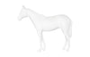 Phillips Collection Home Decor Phillips Collection Horse Sculpture, Standing, Glossy White