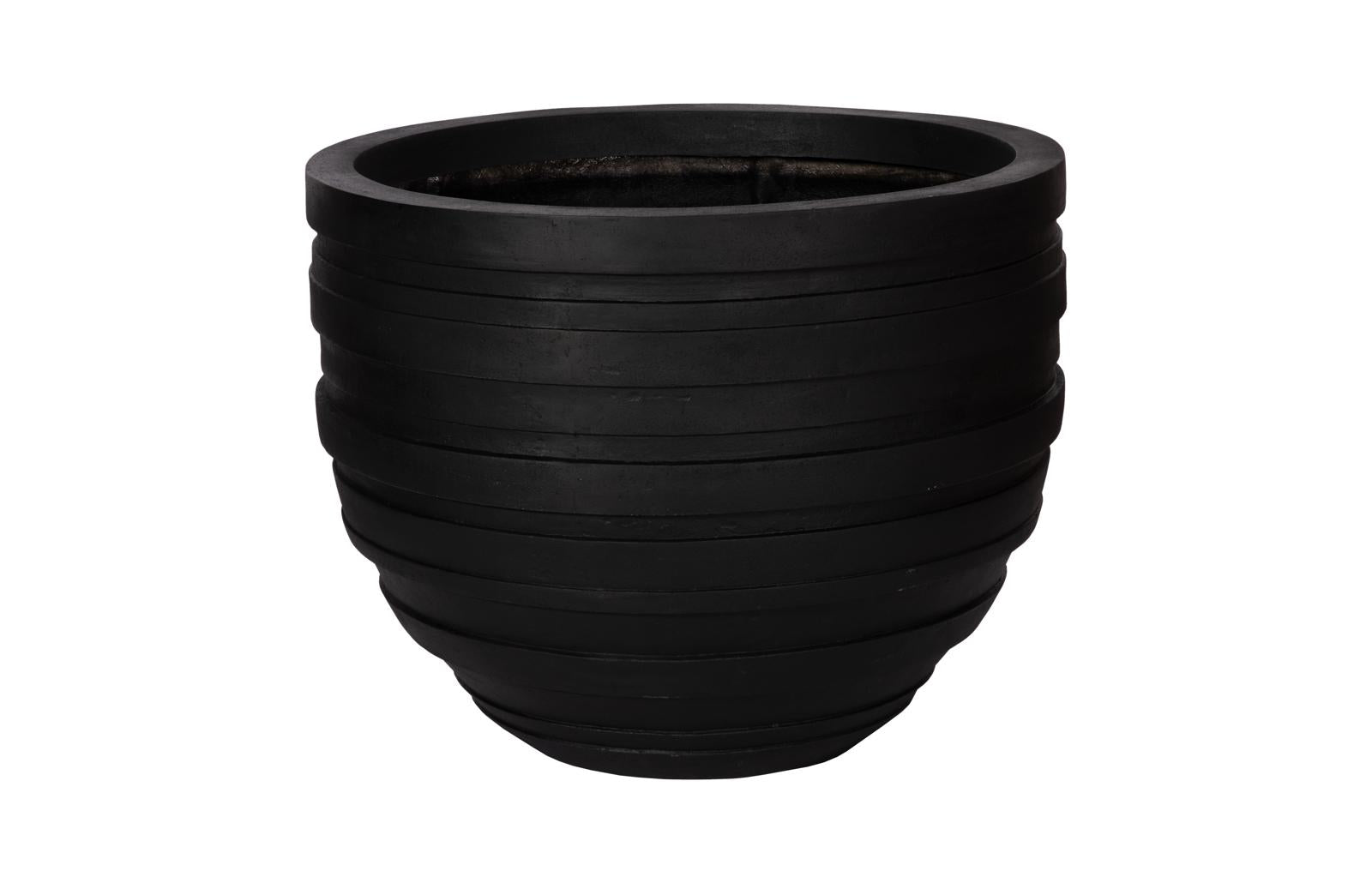 Phillips Collection Home Decor Phillips Collection June Planter, Black, LG