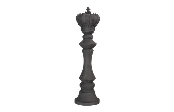 Phillips Collection Home Decor Phillips Collection King Chess Sculpture, Cast Stone Black