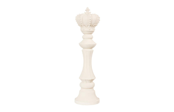 Phillips Collection Home Decor Phillips Collection King Chess Sculpture, Cast Stone White