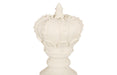 Phillips Collection Home Decor Phillips Collection King Chess Sculpture, Cast Stone White, Small