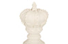 Phillips Collection Home Decor Phillips Collection King Chess Sculpture, Cast Stone White, Small