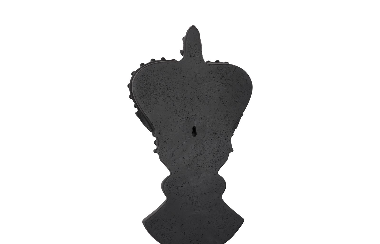 Phillips Collection Home Decor Phillips Collection King Chess Wall Decor, Cast Stone Black