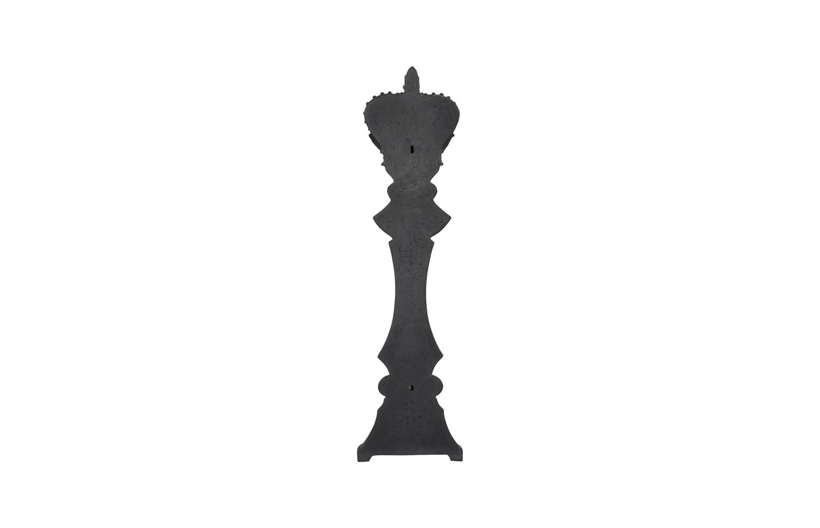 Phillips Collection Home Decor Phillips Collection King Chess Wall Decor, Cast Stone Black