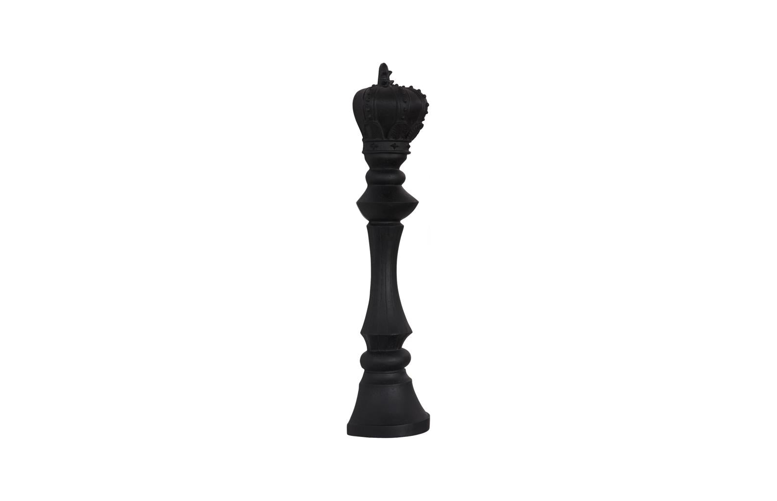 Phillips Collection Home Decor Phillips Collection King Chess Wall Decor, Cast Stone Black