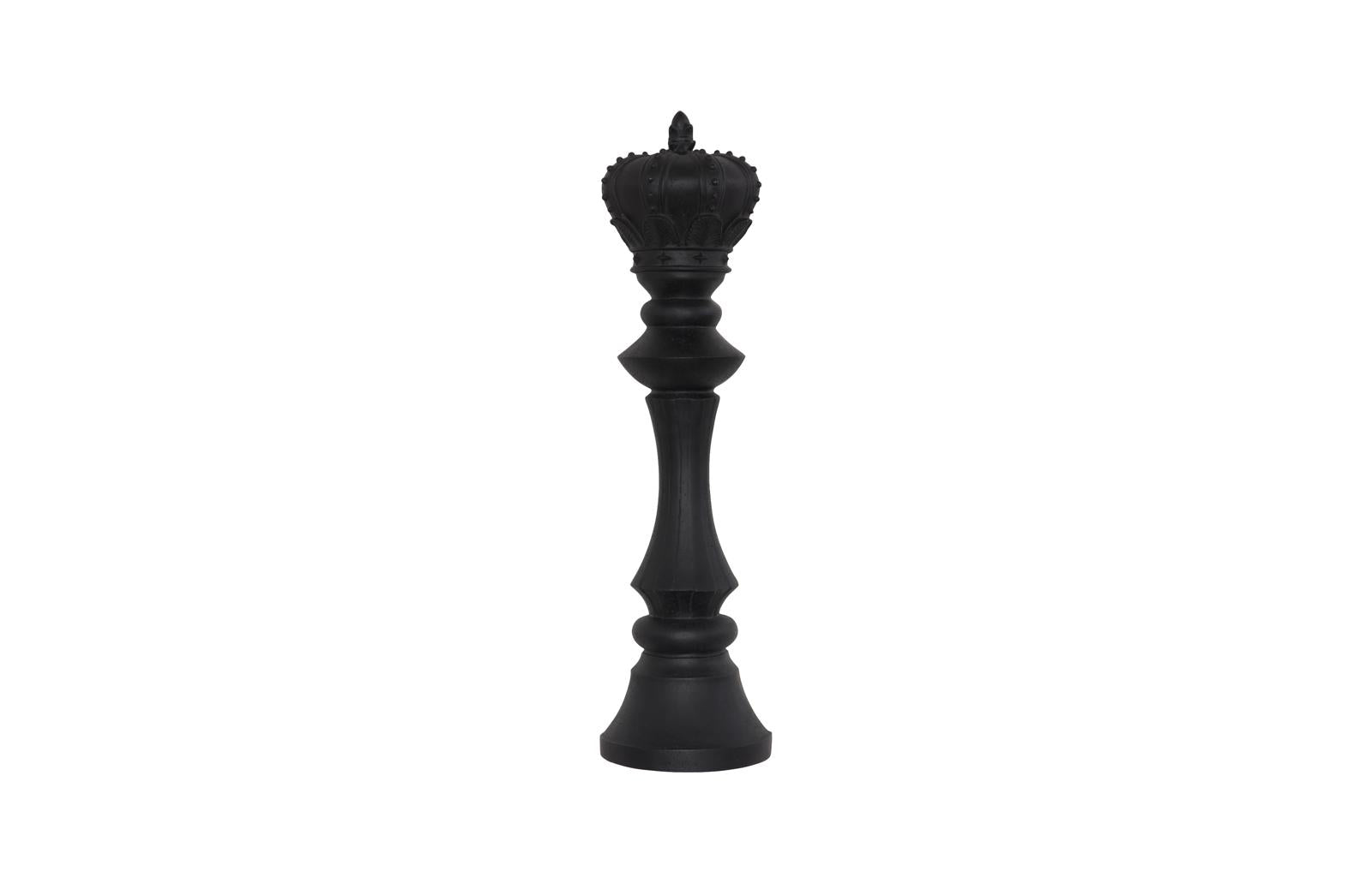 Phillips Collection Home Decor Phillips Collection King Chess Wall Decor, Cast Stone Black
