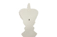 Phillips Collection Home Decor Phillips Collection King Chess Wall Decor, Cast Stone White