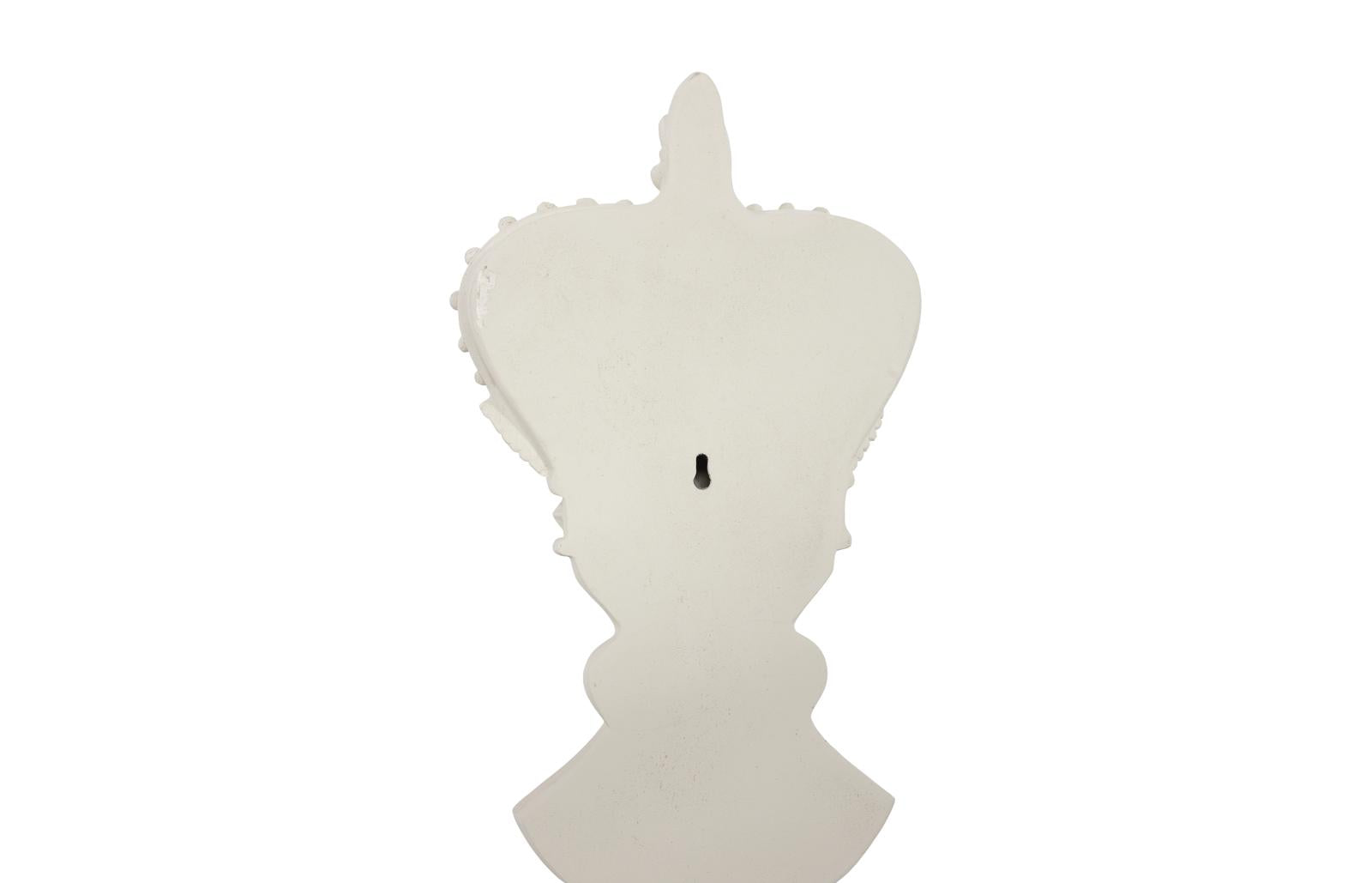 Phillips Collection Home Decor Phillips Collection King Chess Wall Decor, Cast Stone White