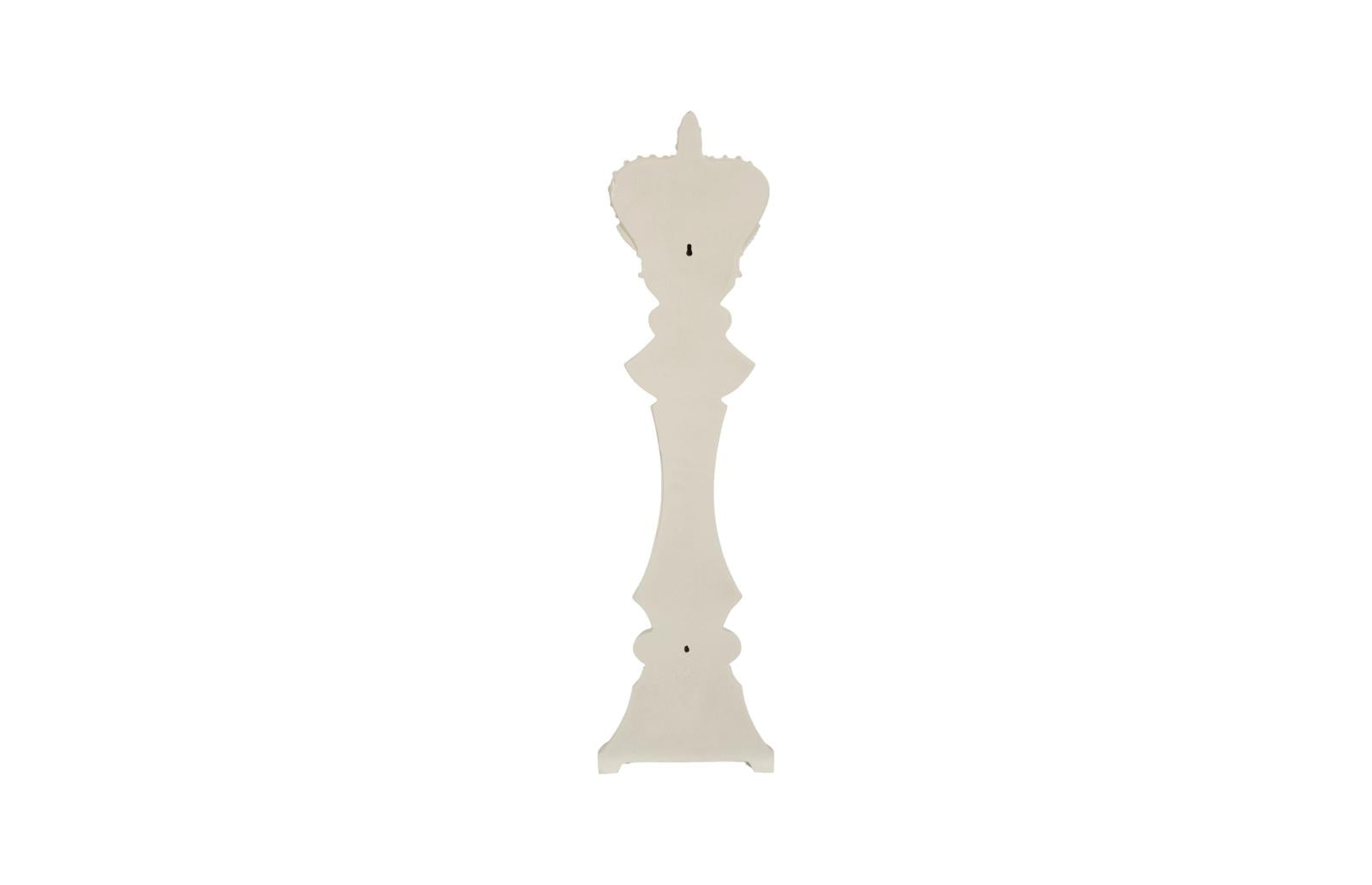 Phillips Collection Home Decor Phillips Collection King Chess Wall Decor, Cast Stone White