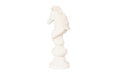 Phillips Collection Home Decor Phillips Collection Knight Chess Sculpture, Cast Stone White