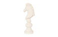 Phillips Collection Home Decor Phillips Collection Knight Chess Sculpture, Cast Stone White, Small