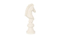 Phillips Collection Home Decor Phillips Collection Knight Chess Sculpture, Cast Stone White, Small