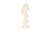 Phillips Collection Home Decor Phillips Collection Knight Chess Sculpture, Cast Stone White, Small
