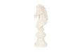 Phillips Collection Home Decor Phillips Collection Knight Chess Sculpture, Cast Stone White, Small