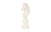 Phillips Collection Home Decor Phillips Collection Knight Chess Sculpture, Cast Stone White, Small