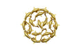 Phillips Collection Home Decor Phillips Collection Koi Wall Art, Gold Leaf, Small