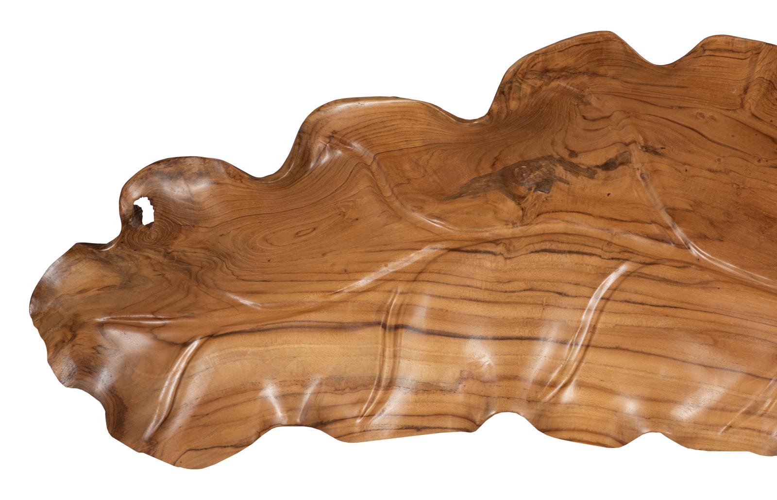 Phillips Collection Home Decor Phillips Collection Leaf Bowl, Teak Wood , Natural Finish