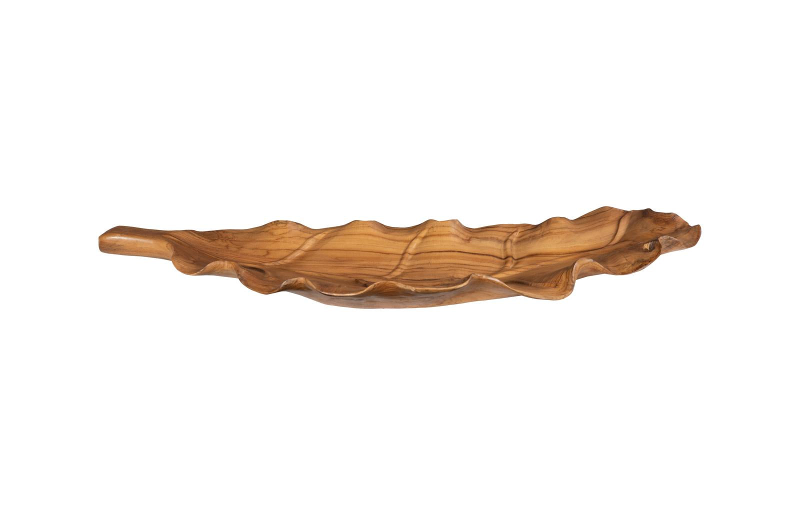 Phillips Collection Home Decor Phillips Collection Leaf Bowl, Teak Wood , Natural Finish