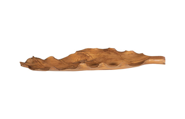 Phillips Collection Home Decor Phillips Collection Leaf Bowl, Teak Wood , Natural Finish