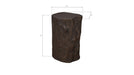 Phillips Collection Home Decor Phillips Collection Log Stool, Bronze, SM