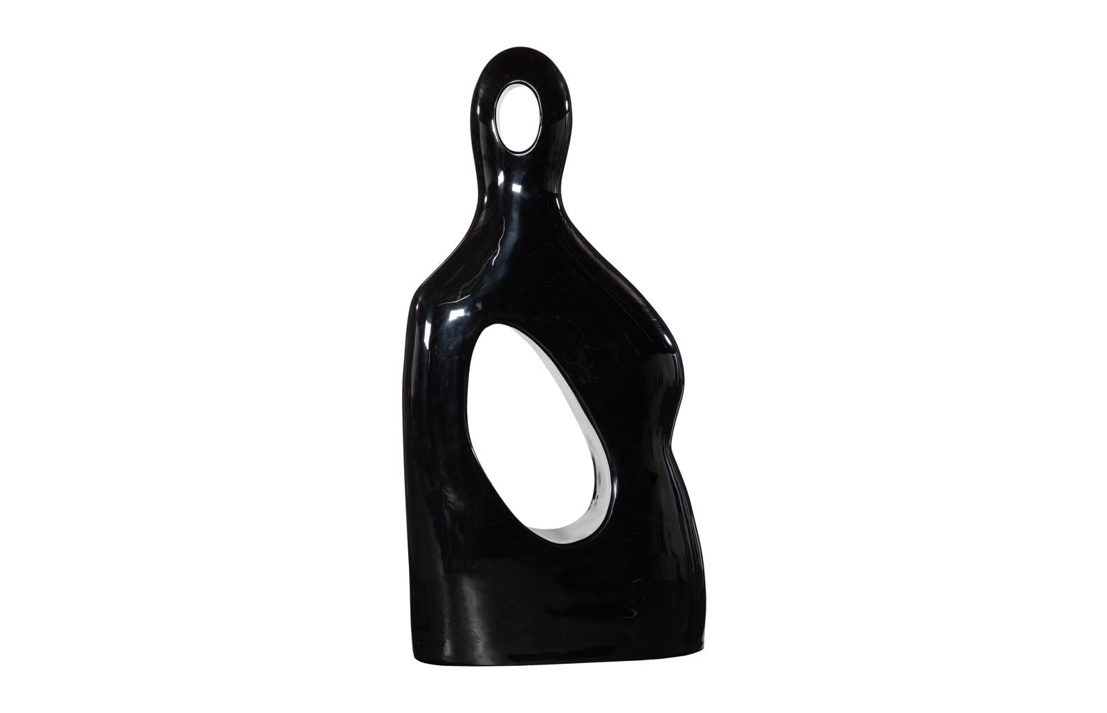 Phillips Collection Home Decor Phillips Collection Male Sculpture, Gel Coat Black, Colossal
