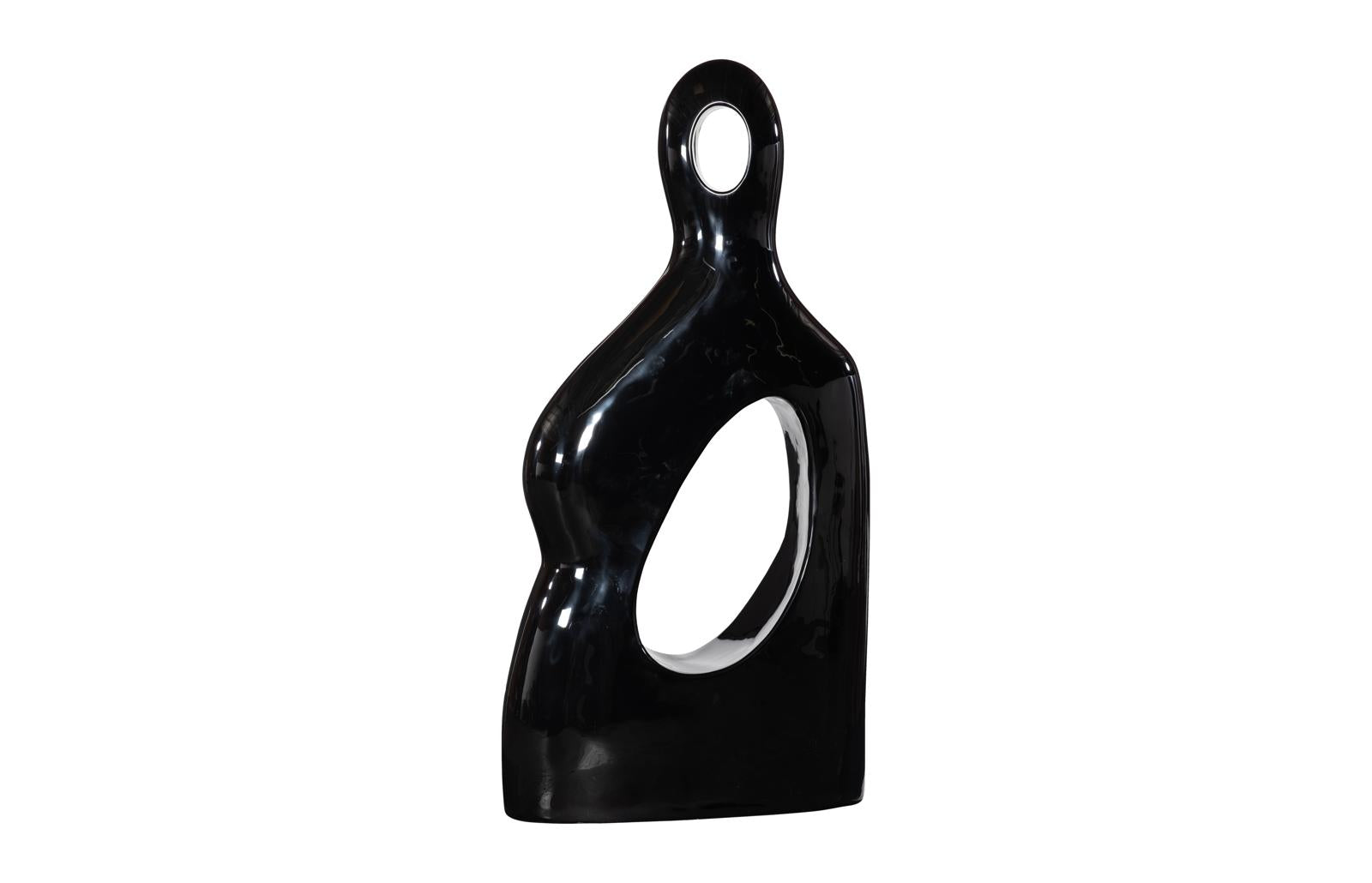 Phillips Collection Home Decor Phillips Collection Male Sculpture, Gel Coat Black, Colossal