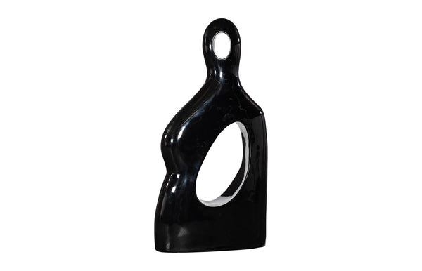 Phillips Collection Home Decor Phillips Collection Male Sculpture, Gel Coat Black, Colossal