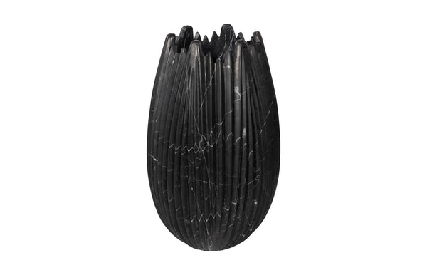 Phillips Collection Home Decor Phillips Collection Marble Cocoon Vase, Black, Large