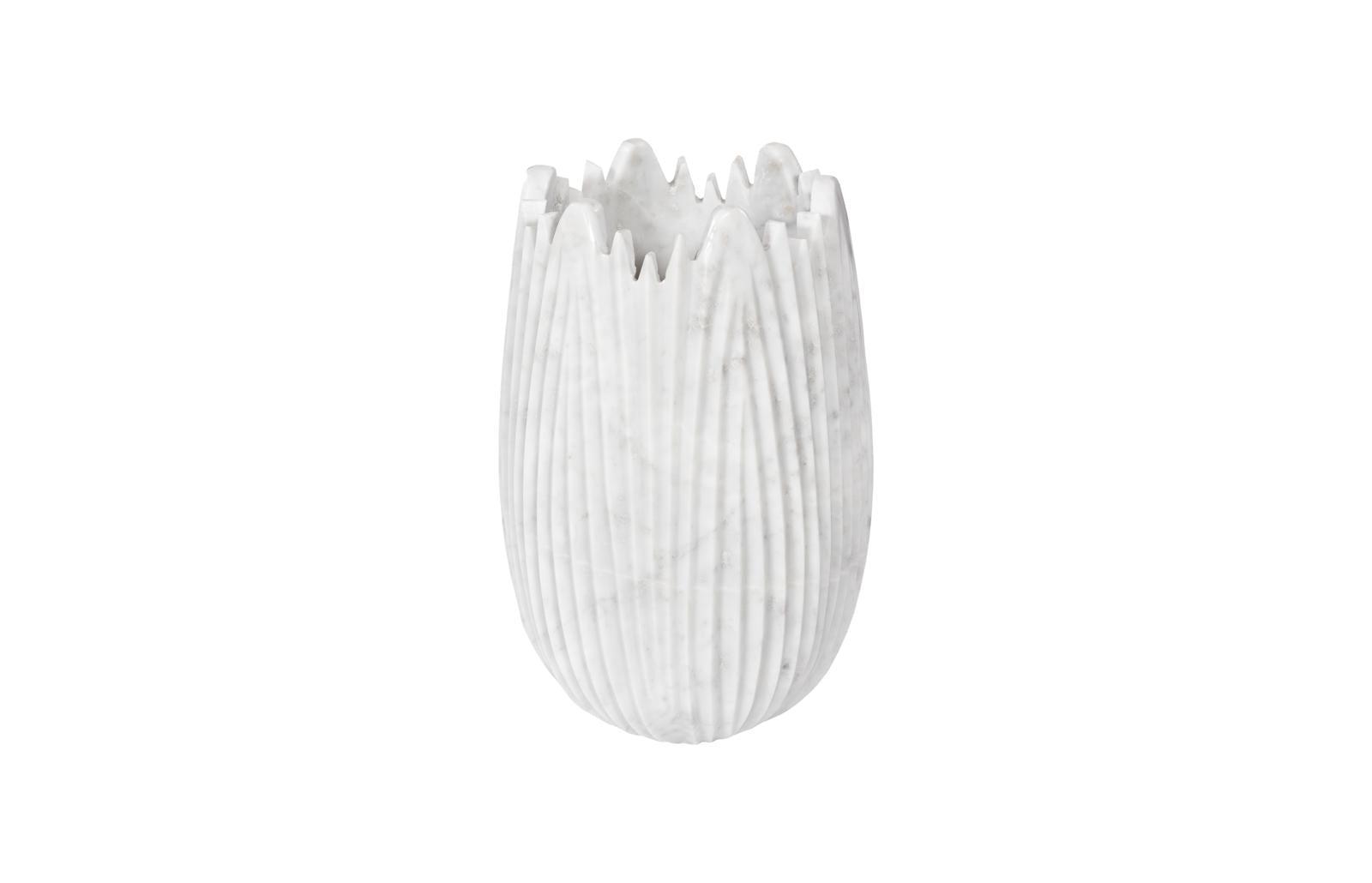 Phillips Collection Home Decor Phillips Collection Marble Cocoon Vase, White, Small