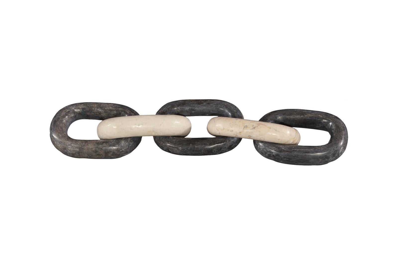 Phillips Collection Home Decor Phillips Collection Marble Quad Link Chain, Mixed