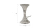 Phillips Collection Home Phillips Collection Marley Bar Stool, Gray Stone Finish, Stainless Steel Foot Rest