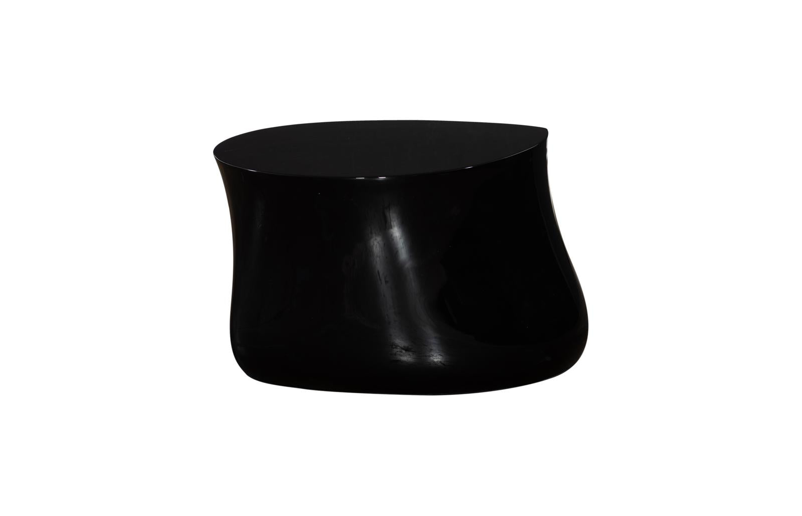 Phillips Collection Home Decor Phillips Collection Mellow Coffee Table, Gel Coat Black