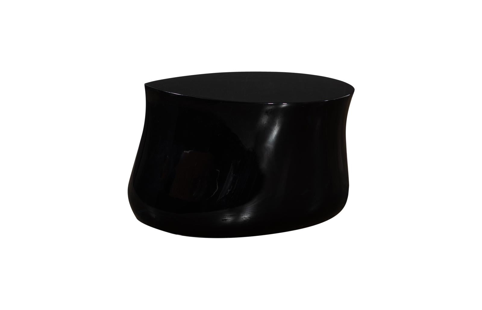 Phillips Collection Home Decor Phillips Collection Mellow Coffee Table, Gel Coat Black