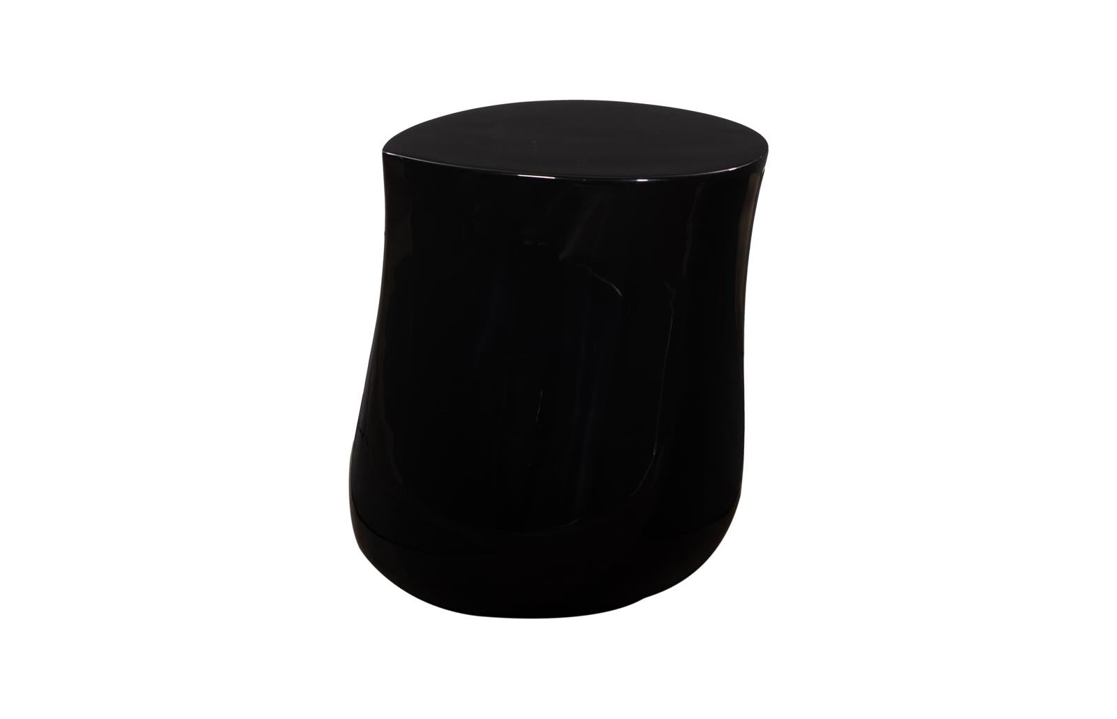 Phillips Collection Home Decor Phillips Collection Mellow Side Table, Gel Coat Black