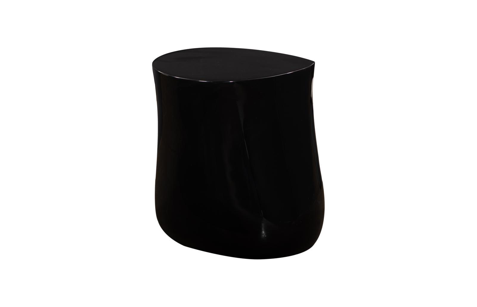 Phillips Collection Home Decor Phillips Collection Mellow Side Table, Gel Coat Black