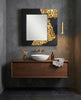 Phillips Collection Home Decor Phillips Collection Mercury Mirror, Square, Black, Gold Leaf