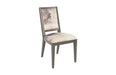 Phillips Collection Home Phillips Collection Mesmerize Dining Chair, Mist Gray, Gray Wooden Legs
