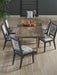Phillips Collection Furniture Phillips Collection Mesmerize Dining Chair, Mist Gray, Gray Wooden Legs
