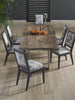 Phillips Collection Furniture Phillips Collection Mesmerize Dining Chair, Mist Gray, Gray Wooden Legs