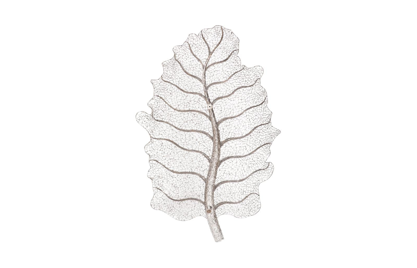 Phillips Collection Home Decor Phillips Collection Metallurgy Leaf Wall Art, Stainless Steel