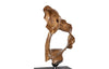 Phillips Collection Home Decor Phillips Collection Metallurgy Wood Sculpture, Iron Base, Assorted