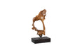Phillips Collection Home Decor Phillips Collection Metallurgy Wood Sculpture, Iron Base, Assorted