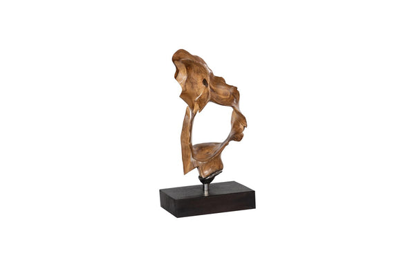 Phillips Collection Home Decor Phillips Collection Metallurgy Wood Sculpture, Iron Base, Assorted