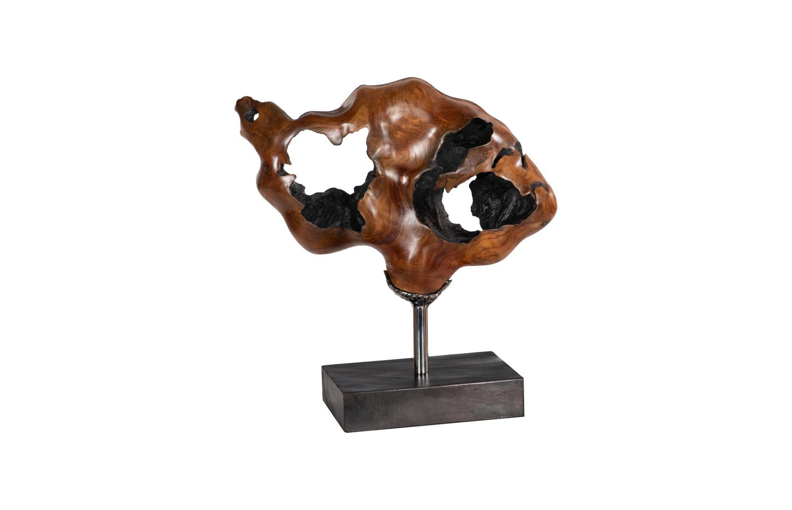 Phillips Collection Home Decor Phillips Collection Metallurgy Wood Sculpture, Natural