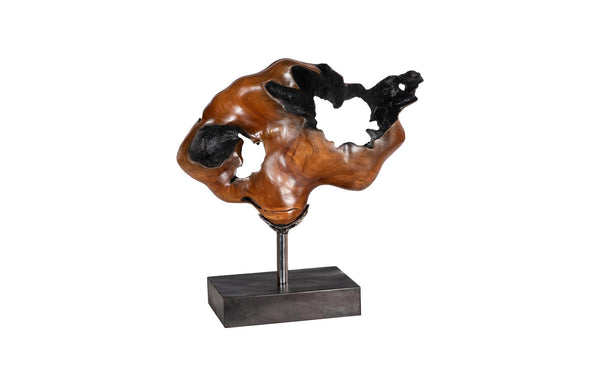 Phillips Collection Home Decor Phillips Collection Metallurgy Wood Sculpture, Natural