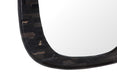 Phillips Collection Home Decor Phillips Collection Morphic Petrified Mirror, Rounded, Black Frame