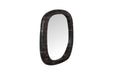 Phillips Collection Home Decor Phillips Collection Morphic Petrified Mirror, Rounded, Black Frame