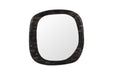 Phillips Collection Home Decor Phillips Collection Morphic Petrified Mirror, Rounded, Black Frame